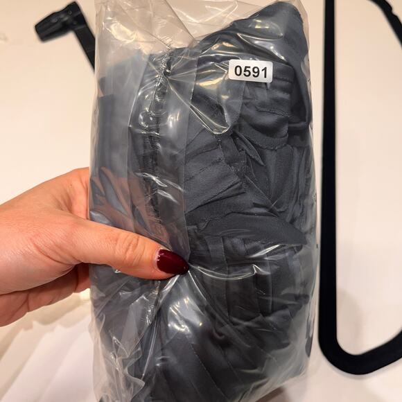 Vince Marine Stone Sleeveless Crushed Satin Bias Tank Midi Dress Size XS - Picture 7 of 7